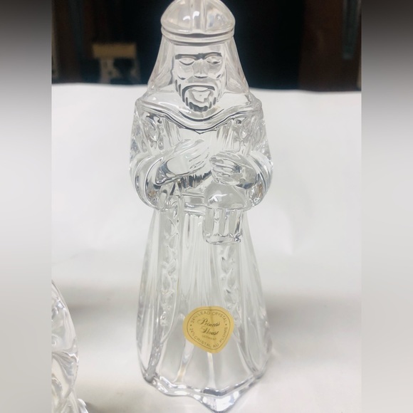 THREE WISE MEN CRYSTAL NATIVITY PIECES PRINCESS HOUSE CRYSTAL BRAND NEW WITH TAG - Picture 7 of 10